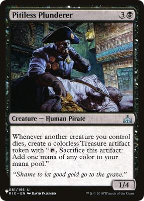 Pitiless Plunderer - The List Reprints