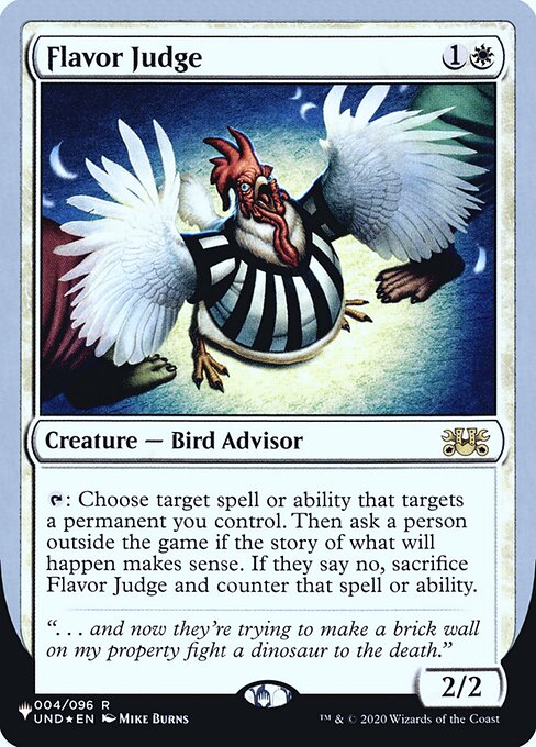 Flavor Judge - The List Reprints