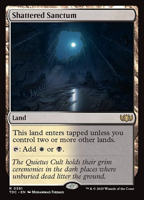 Shattered Sanctum (Borderless) - Innistrad: Crimson Vow