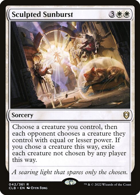 Sculpted Sunburst (Foil) - Commander Legends: Battle for Baldur's Gate