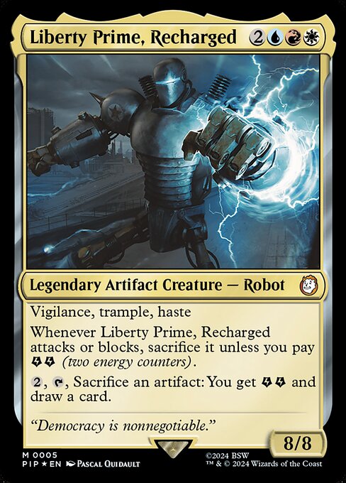 Liberty Prime, Recharged (Foil) - Universes Beyond: Fallout