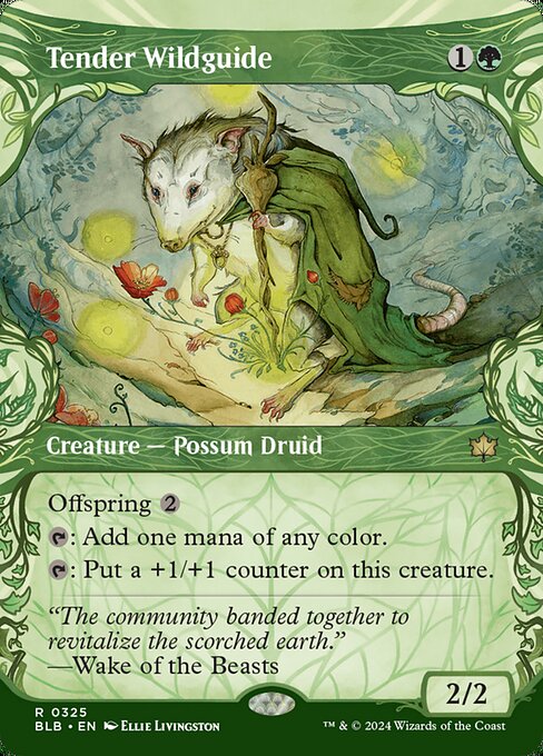 Tender Wildguide (Showcase) - Bloomburrow
