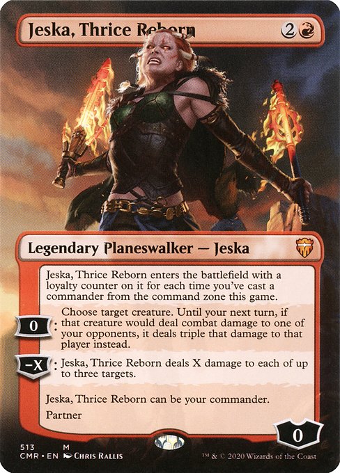Jeska, Thrice Reborn (Borderless) - Commander Legends