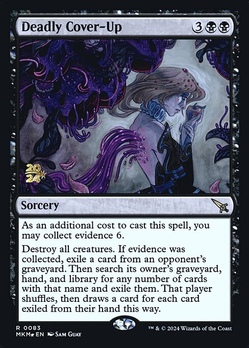 Deadly Cover-Up - Prerelease Cards