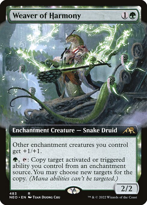 Weaver of Harmony (Extended Art) - Kamigawa: Neon Dynasty
