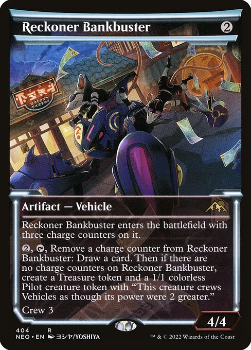 Reckoner Bankbuster (Showcase) - Kamigawa: Neon Dynasty
