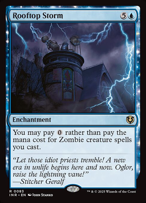 Rooftop Storm (Foil) - Innistrad Remastered