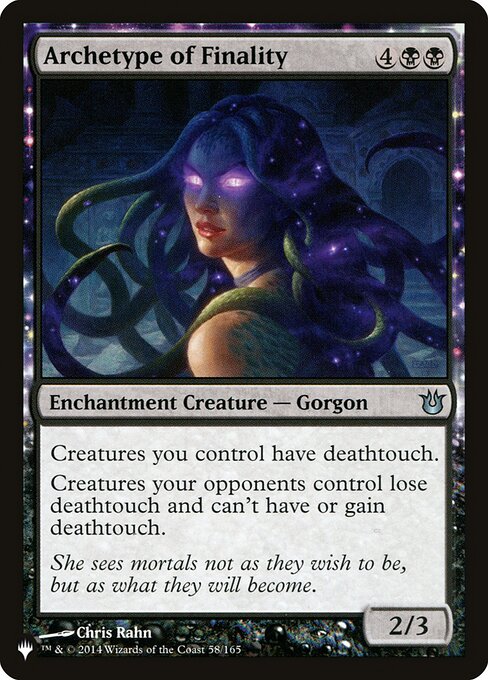 Archetype of Finality - The List Reprints