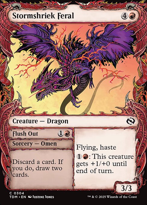 Stormshriek Feral (Showcase) - Tarkir: Dragonstorm