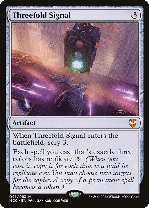 Threefold Signal - Commander: Streets of New Capenna