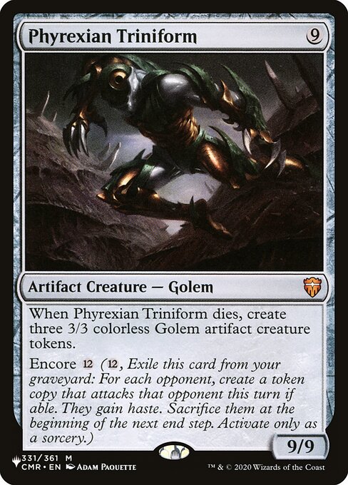 Phyrexian Triniform - The List Reprints