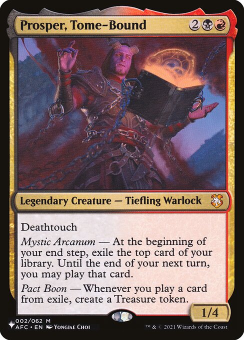 Prosper, Tome-Bound - The List Reprints