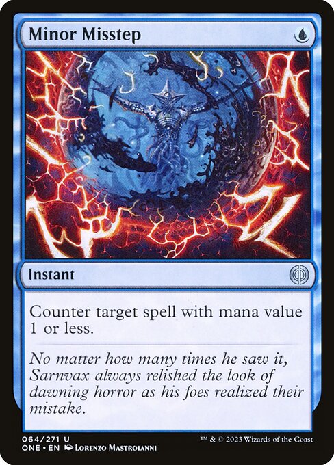 Minor Misstep - Phyrexia: All Will Be One