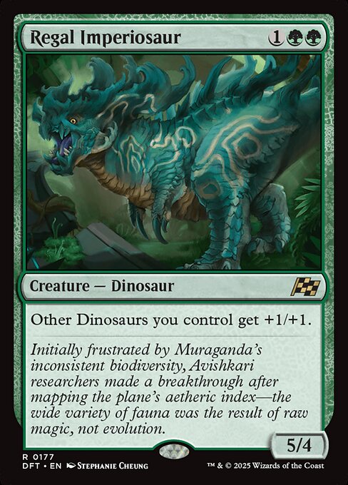 Regal Imperiosaur (Foil) - Aetherdrift