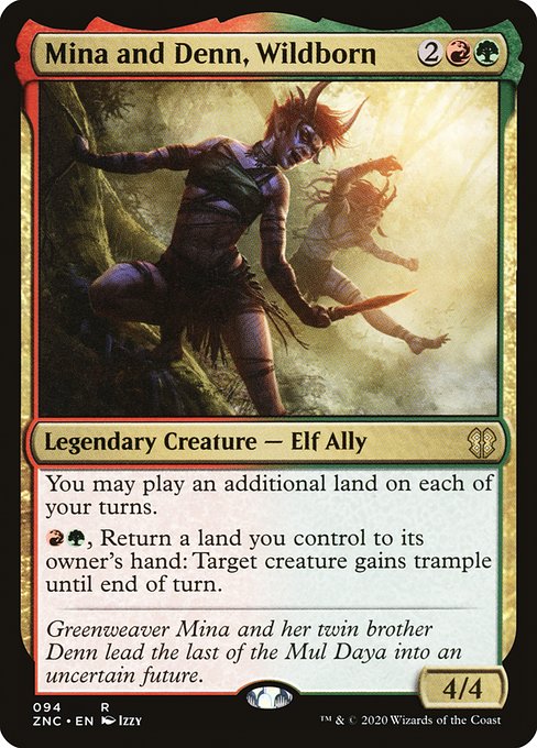 Mina and Denn, Wildborn - Commander: Zendikar Rising