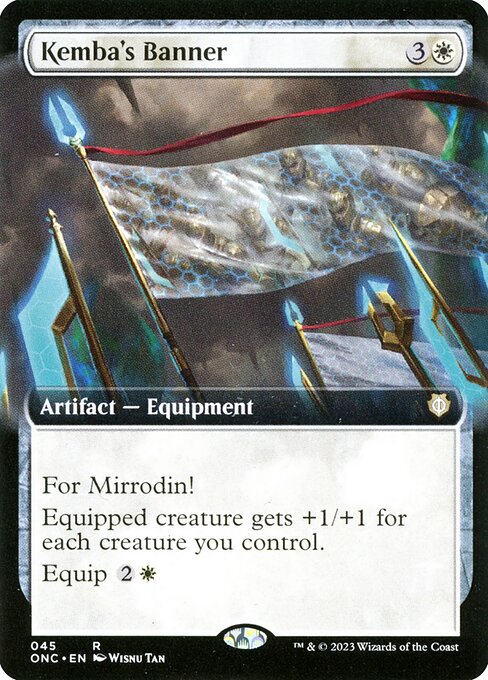 Kemba's Banner (Extended Art) - Commander: Phyrexia: All Will Be One
