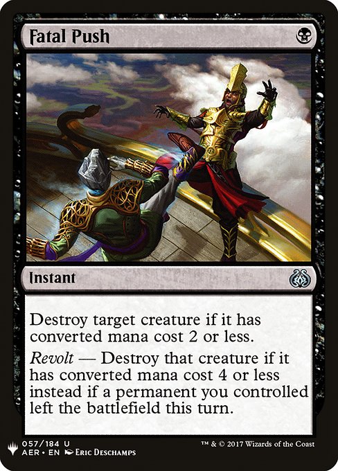 Fatal Push - The List Reprints