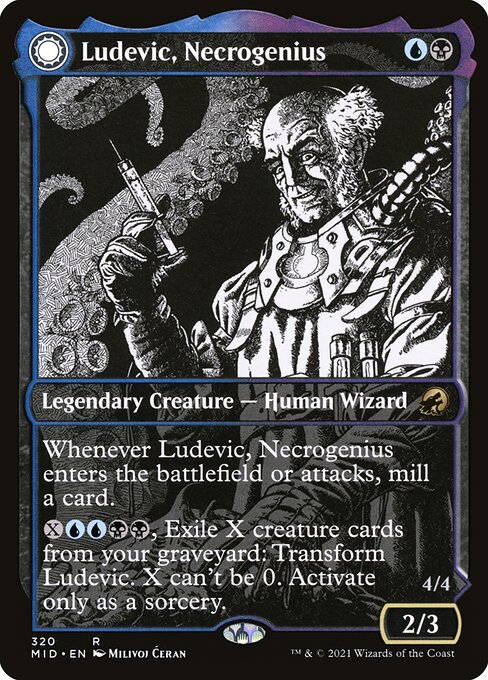 Ludevic, Necrogenius (Showcase) - Innistrad: Midnight Hunt