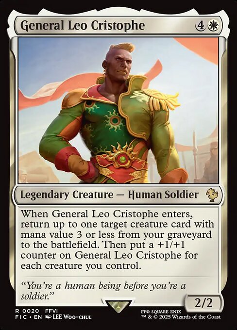 General Leo Cristophe - Commander: FINAL FANTASY