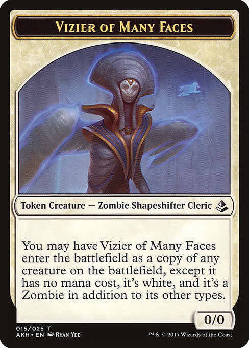 Vizier of Many Faces Token - Amonkhet