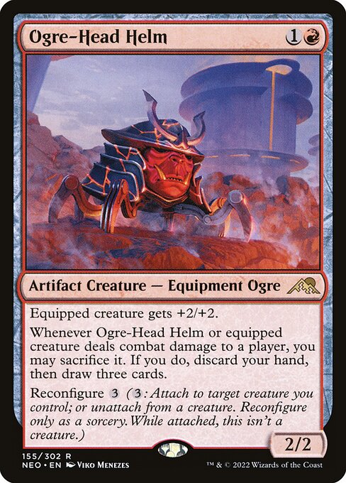 Ogre-Head Helm - Kamigawa: Neon Dynasty