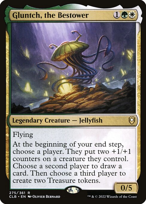 Gluntch, the Bestower (Showcase) - Commander Legends: Battle for Baldur's Gate