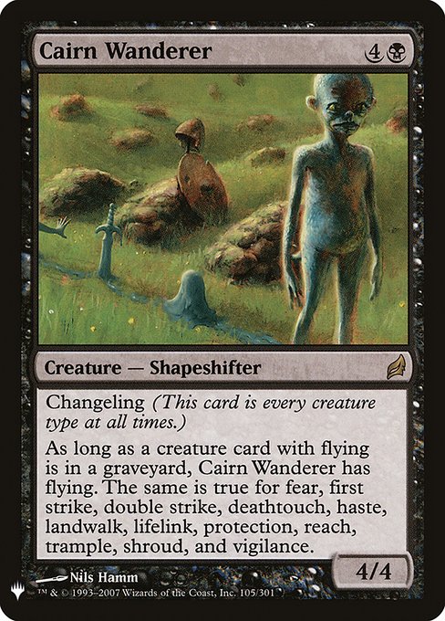 Cairn Wanderer - The List Reprints