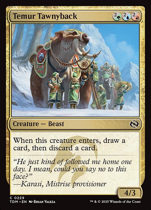 Temur Tawnyback - Tarkir: Dragonstorm