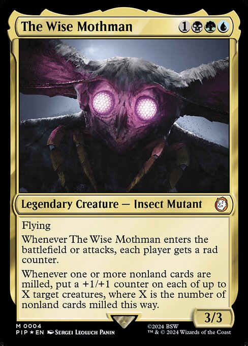 The Wise Mothman (Foil) - Universes Beyond: Fallout