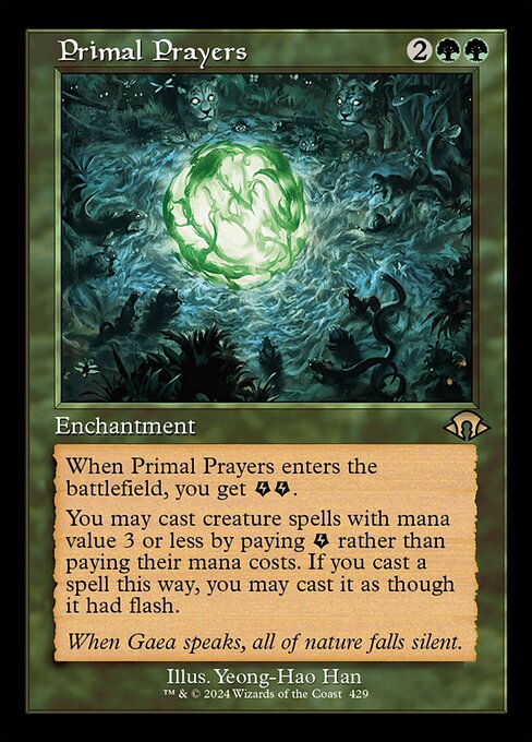 Primal Prayers (Retro Frame) - Modern Horizons 3