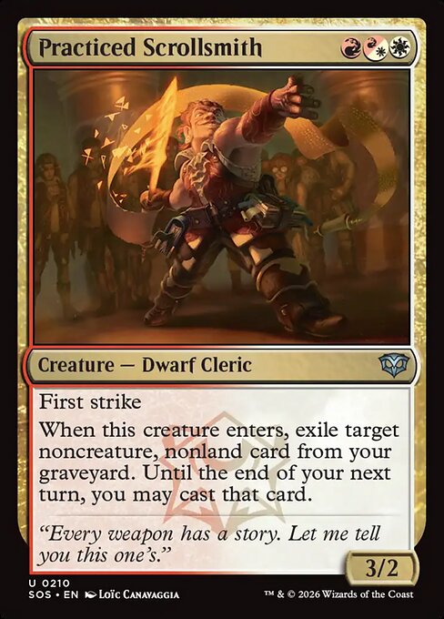 Practiced Scrollsmith (Foil) - Secrets of Strixhaven