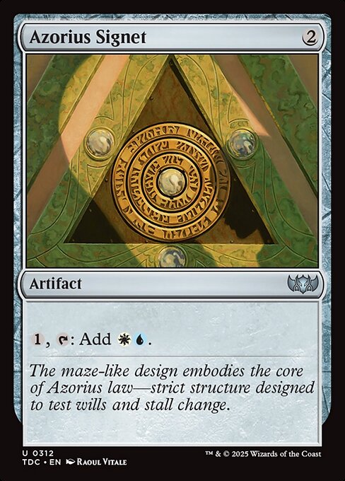 Azorius Signet - Commander: Innistrad: Crimson Vow