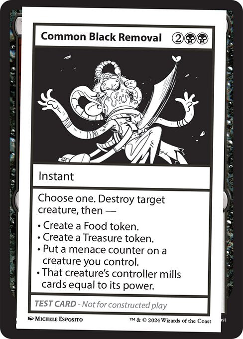 Common Black Removal - Mystery Booster 2 Playtest Cards