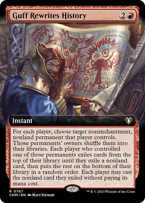 Guff Rewrites History - Commander Masters