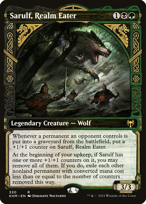 Sarulf, Realm Eater (Showcase) - Kaldheim