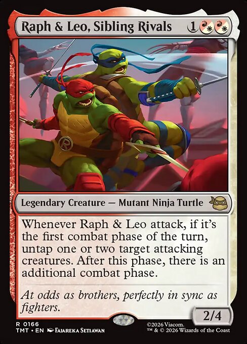 Raph & Leo, Sibling Rivals (Foil) - Teenage Mutant Ninja Turtles
