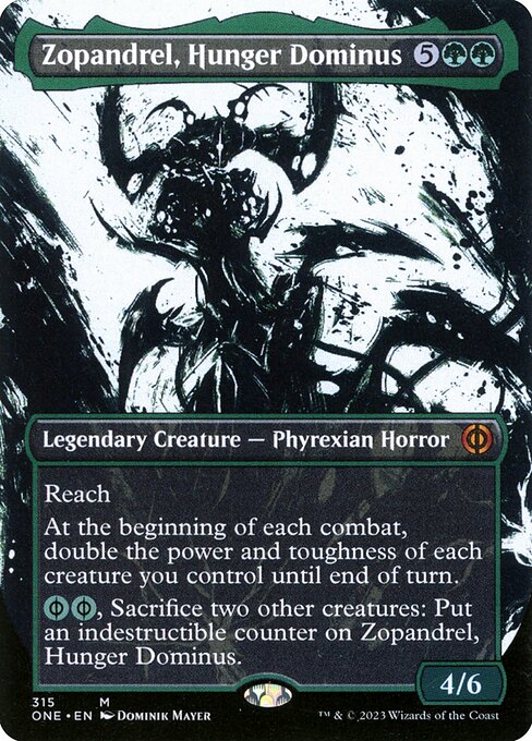 Zopandrel, Hunger Dominus (Showcase) (Foil) - Phyrexia: All Will Be One