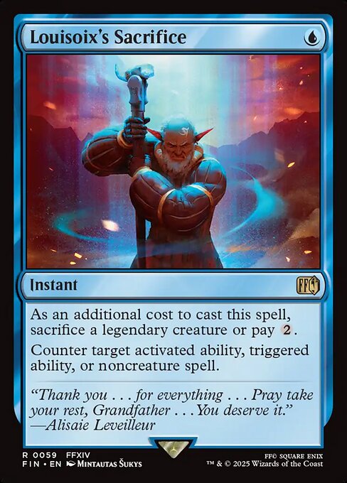 Louisoix's Sacrifice (Foil) - FINAL FANTASY
