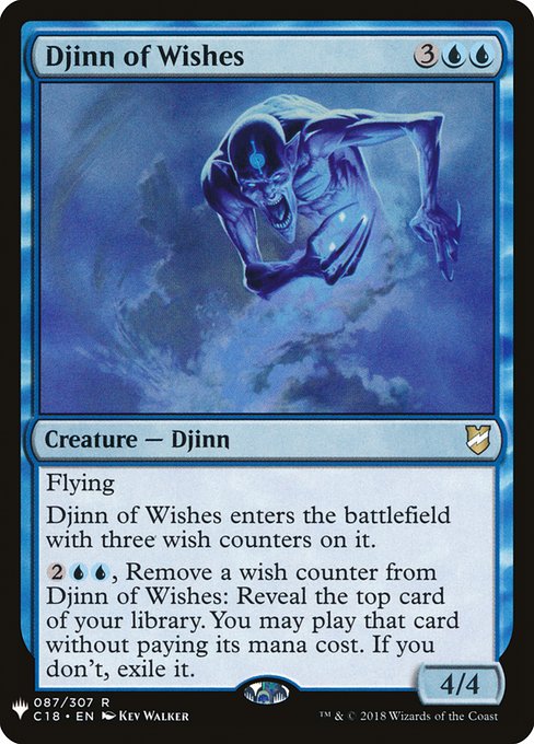 Djinn of Wishes - The List Reprints