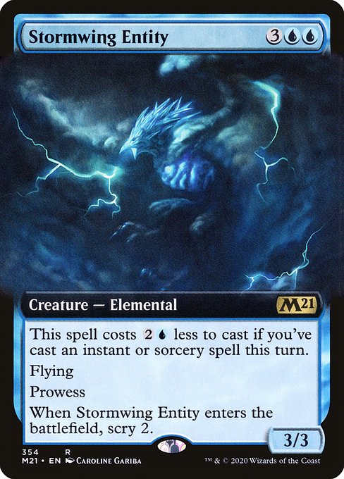 Stormwing Entity (Extended Art) - Core Set 2021