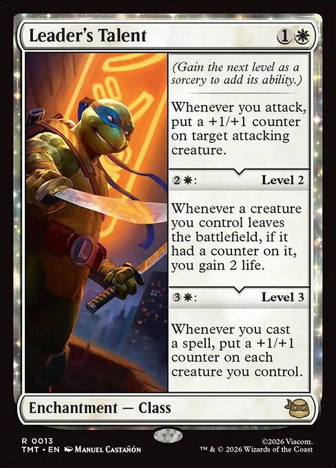 Leader's Talent - Teenage Mutant Ninja Turtles