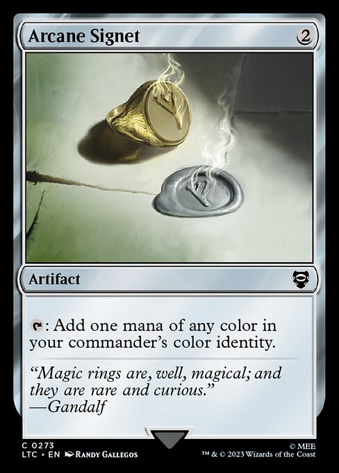 Arcane Signet - Commander: The Lord of the Rings: Tales of Middle-earth