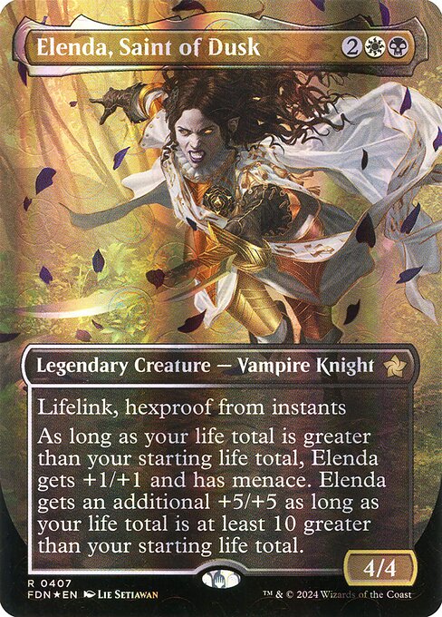 Elenda, Saint of Dusk (Borderless) - Foundations
