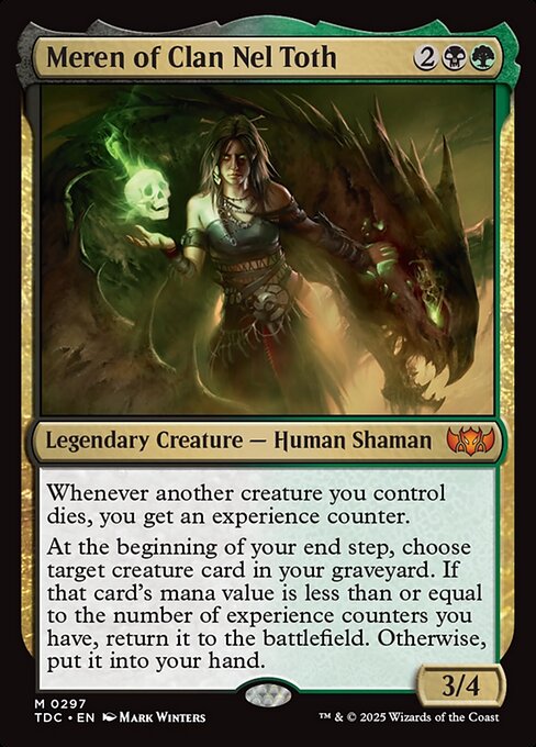Meren of Clan Nel Toth - Commander: Tarkir: Dragonstorm