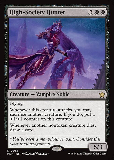 High-Society Hunter (Foil) - Foundations