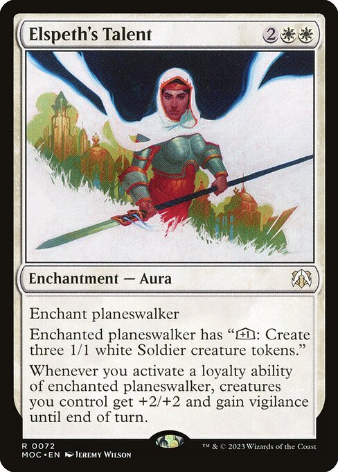 Elspeth's Talent - Commander: March of the Machine
