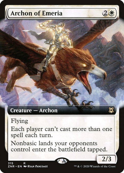 Archon of Emeria (Extended Art) - Zendikar Rising