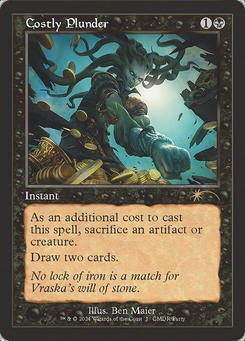 Costly Plunder (Retro Frame) (Foil) - WPN & Gateway Promos