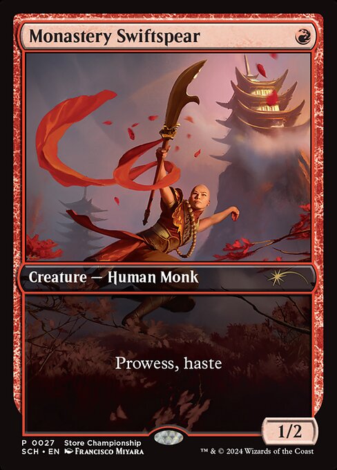 Monastery Swiftspear - Game Day & Store Championship Promos