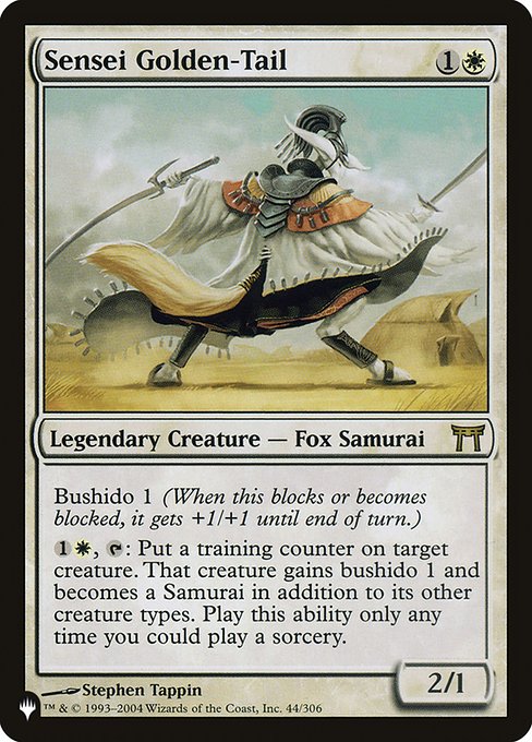 Sensei Golden-Tail - The List Reprints